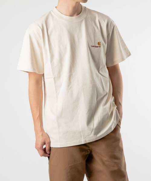 【Carhartt】SALE!! カーハート Script 刺繍ロゴ Tシャツ Carhartt WIP tシャツ CARHARTT S/S AMERICAN SCRIPT T-SHIRTS