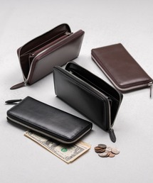 MURA（ムラ） 財布 ゴートレザー YKK ラウンドファスナー 長財布