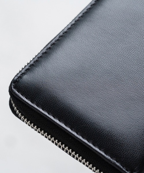MURA 財布 ゴートレザー YKK ラウンドファスナー 長財布 メンズ