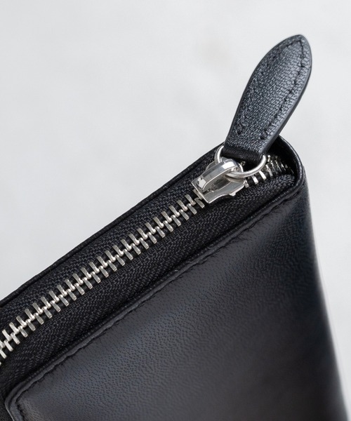 MURA（ムラ） 財布 ゴートレザー YKK ラウンドファスナー 長財布