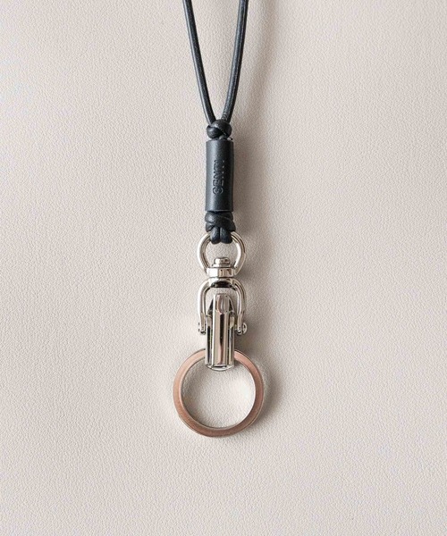 ネックレス SENTI センティ / CLIP LEATHER STRAP クリップレザーネックレス レザーストラップ マルチホルダー / 2019の画像