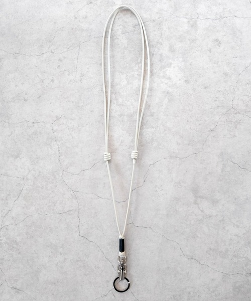 ネックレス SENTI センティ / CLIP LEATHER STRAP クリップレザーネックレス レザーストラップ マルチホルダー / 2019の画像