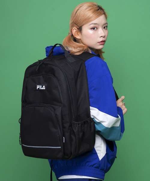 デイバック リュック FILA フィラ ブランド ロゴ 大容量 2層式 リュックサック デイパック 約30L レディース メンズ | FILA | 03