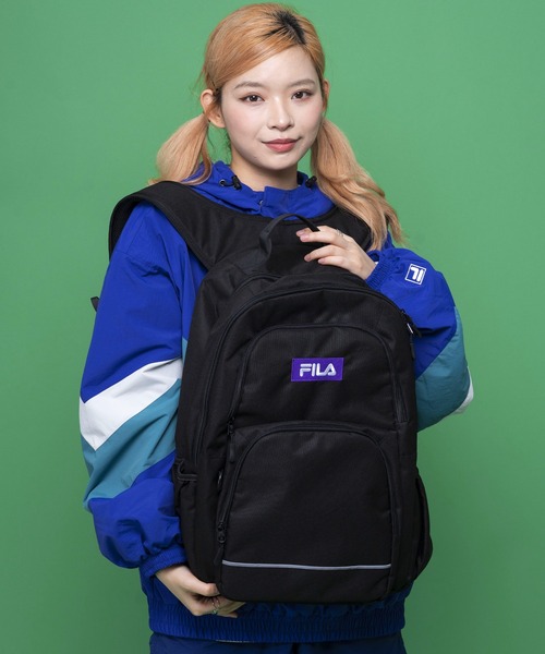 デイバック リュック FILA フィラ ブランド ロゴ 大容量 2層式 リュックサック デイパック 約30L レディース メンズ | FILA | 17