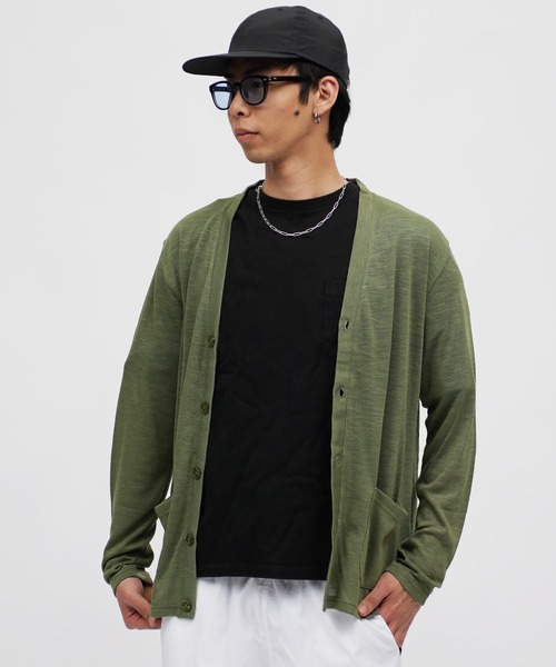 tシャツ 春夏用サマーニット薄手カーディガン メンズ レディース | ACQUIESCE | 11