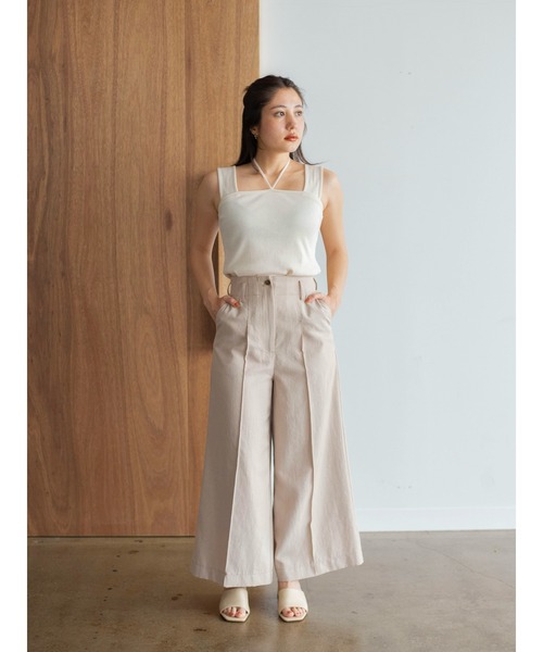 【新品】STRATA ／エストラータ／ステッチハーフパンツ／ホワイト／Sサイズ 新品】STRATA ／エストラータ／ステッチハーフパンツ／ホワイト