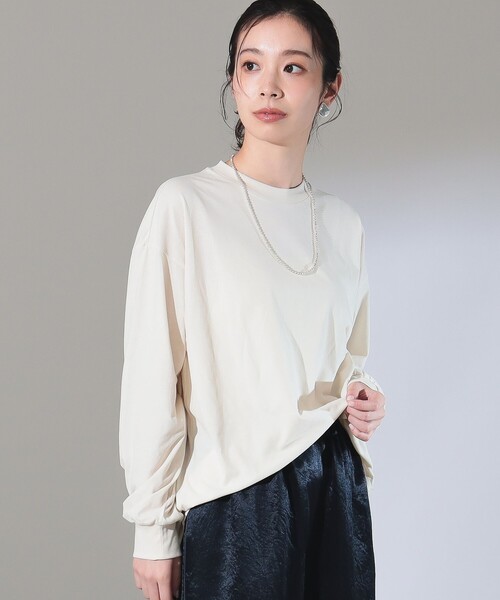 ATON tシャツ / オーバーサイズ ロングスリーブ Tシャツ
