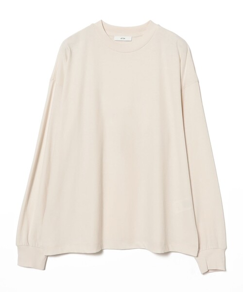 ATON tシャツ / オーバーサイズ ロングスリーブ Tシャツ