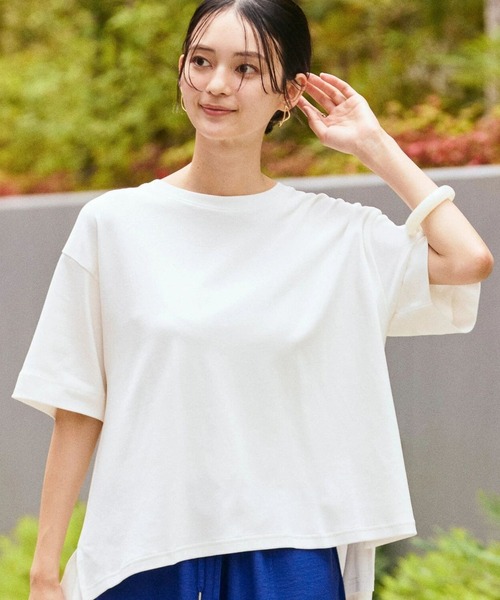 AMERICAN HOLIC tシャツ 抗菌防臭+接触冷感クルーネックカット