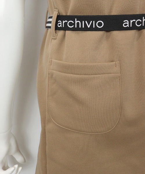 archivio（アルチビオ） ワンピース 「LADIES」ベルト付き裏起毛