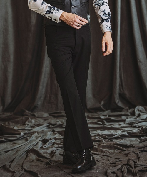 NO ID.（ノーアイディー） パンツ mp12707-ブーツカットトラウザーズ