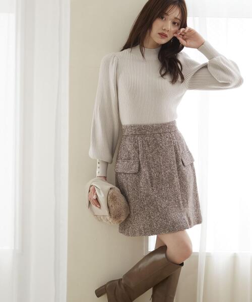 プロポーションボディードレッシング　フラップミニスカート プロポーションボディドレッシング PROPORTION BODY DRESSING
