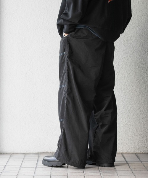 SENSE OF PLACE by URBAN RESEARCH ワイドパンツ パンツ ツートーン