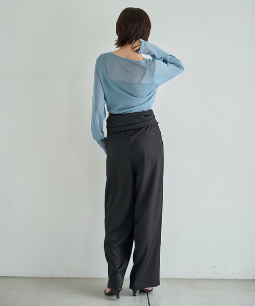 【未使用】meer.メーア　ツイードジャンプスーツ Weekend Max Mara｜ウール混チェックジャンプスーツ