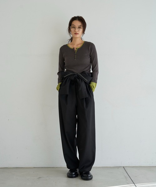 meilmada オールインワン ノーカラージャンプスーツ レディース