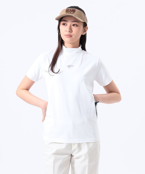 ビームスゴルフ　レディースTシャツ　Lサイズ BEAMS GOLF tシャツ 「吸水速乾/UVカット」ORANGE LABEL