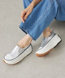 試し履きのみ　シルバー スリッポン 厚底スニーカー　beardsley 試し履きのみ シルバー スリッポン 厚底スニーカー beardsley - メルカリ