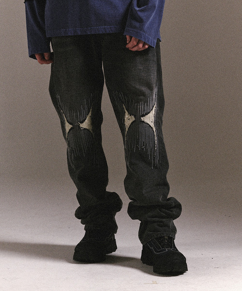 LIBERE ジーンズ リベーレ / WASHED DENIM PANTS ウォッシュワイドド 