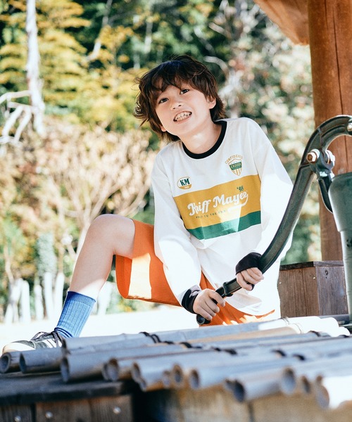 KRIFF MAYER Kid's Collection tシャツ ゲームシャツ風ロンT キッズ 子供服 男の子 女の子 : ZOZOTOWN ...