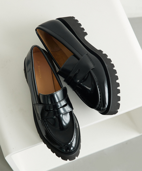AU BANNISTER【軽量】EVA厚底ローファー 軽量　　24cm Au BANNISTER ローファー 「販売店舗限定」軽量 厚底ローファー