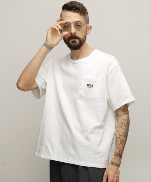 [Schott] ワークラベル ポケットTシャツ WORK LABEL POCKET T-SHIRT/ワークラベル ポケットTシャツ