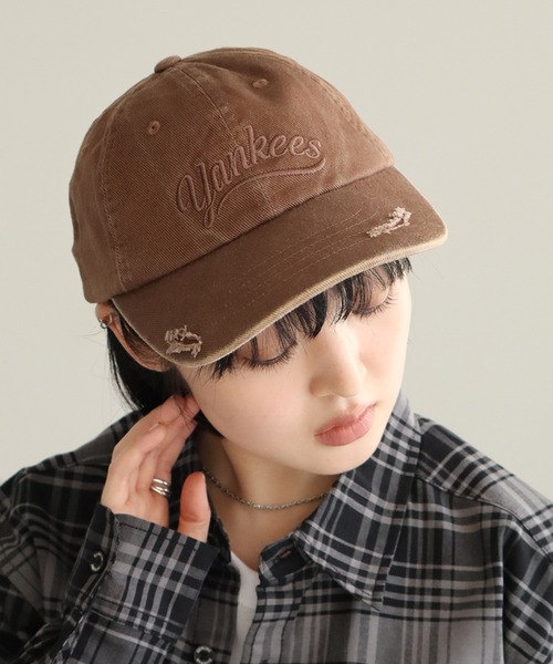 【MLB】ヴィンテージカルシブ アンストラクチャーCAP MLB Korea キャップ 帽子 「MLB KOREA/エムエルビーコリア