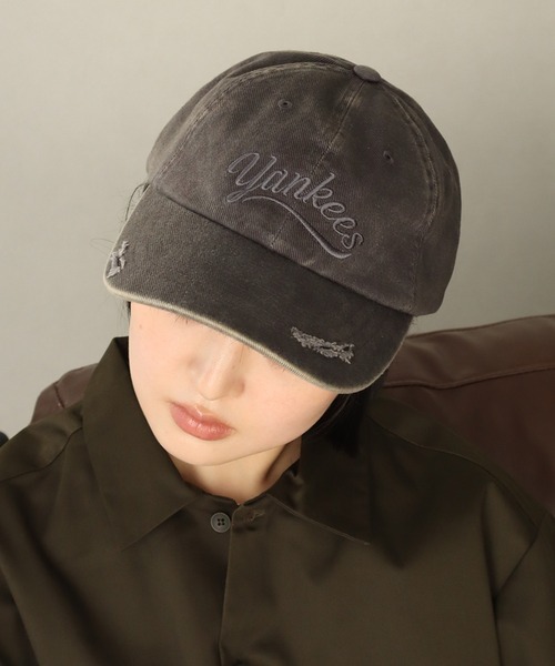 【MLB】ヴィンテージカルシブ アンストラクチャーCAP MLB Korea キャップ 帽子 「MLB KOREA/エムエルビーコリア