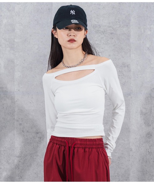 ANAP（アナップ） tシャツ オフショルインナートップス レディース