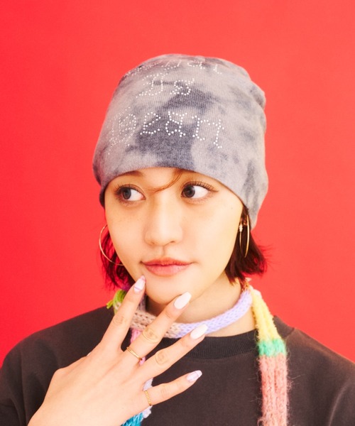 What Is Heart（わいは） ニット帽 ニットキャップ line stone rogo