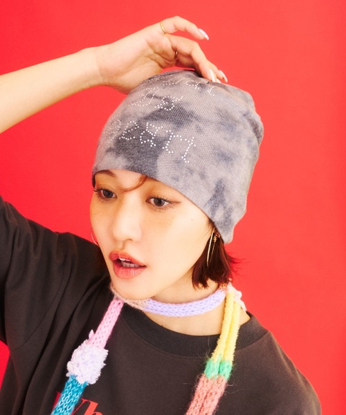 What Is Heart（わいは） ニット帽 ニットキャップ line stone rogo