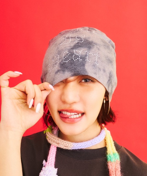 What Is Heart（わいは） ニット帽 ニットキャップ line stone rogo
