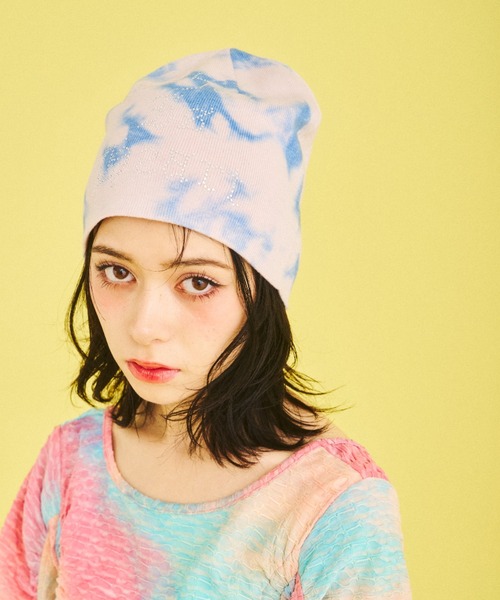 What Is Heart（わいは） ニット帽 ニットキャップ line stone rogo
