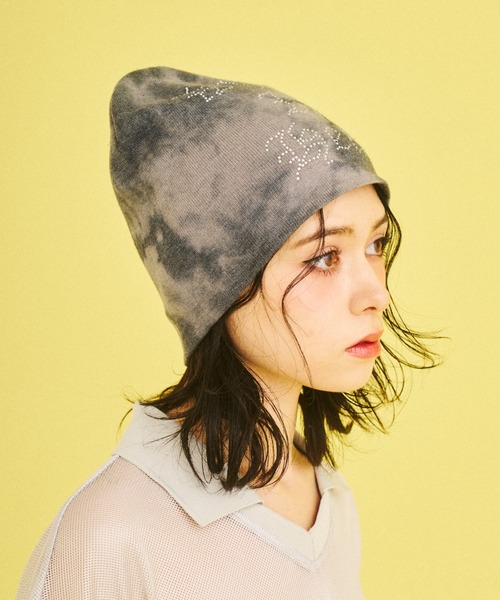 What Is Heart（わいは） ニット帽 ニットキャップ line stone rogo