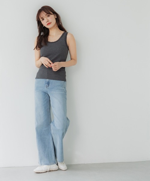 coca（コカ） タンクトップ ノースリーブ 「WEB限定セール」外で着