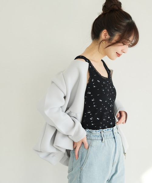 coca タンクトップ ノースリーブ 外で着られるブラトップス OUT