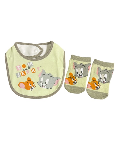 スタイ よだれかけ 「 Tom ＆ Jerry 」 トム＆ジェリー ベビーセット