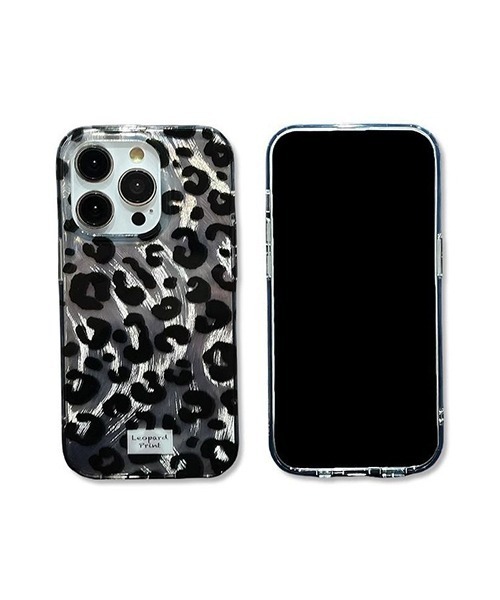 c.u.l スマホケース ヒョウ柄 レオパード柄 クリア iPhoneカバー