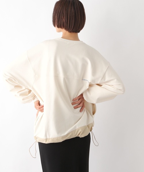LEPSIM tシャツ ラグラン異素材切り替えプルオーバー 290957