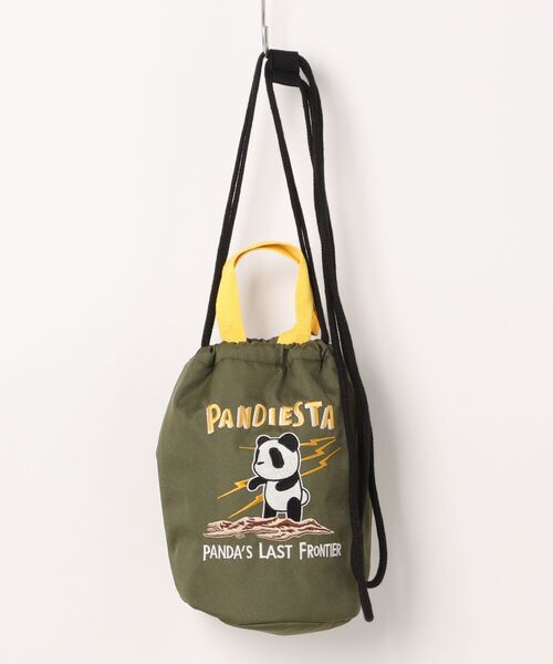 PANDIESTA ショルダーバッグ 熊猫謹製 2WAY巾着バッグ(M2