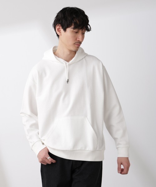 ブリーフィング✖️WLG ナノユニバース　コラボ　パーカー プルオーバー　M NANO universe（ナノ・ユニバース） パーカー ブークレダンボールプル