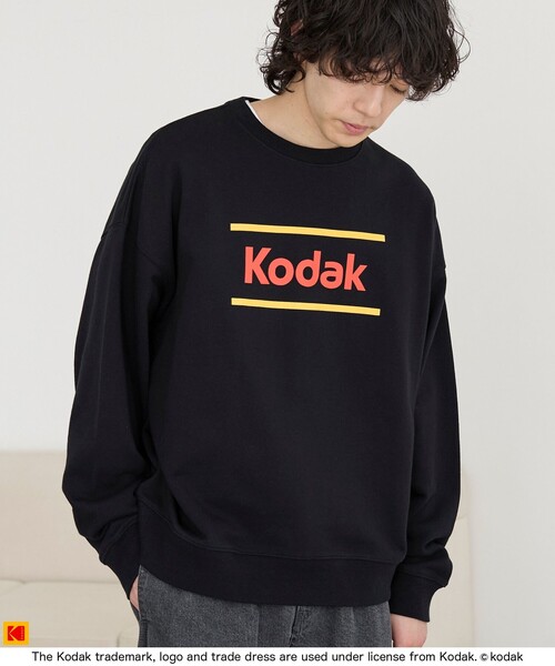 【美品】Kodak スウェット トレーナー coen トレーナー スウェット 「Kodak/コダック」フロントロゴ