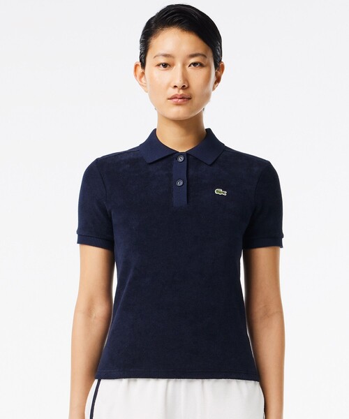 LACOSTE 「LACOSTE」 半袖ポロシャツ 38 ホワイト レディース