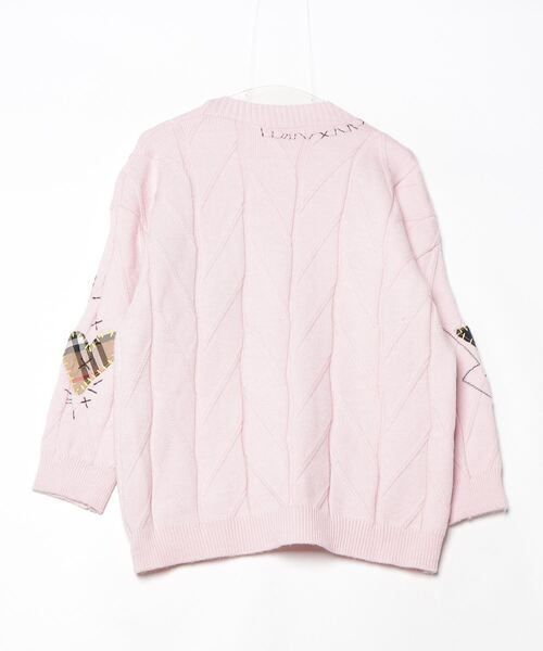 「ROOPTOKYO」 ニットカーディガン FREE ピンク レディース_画像2