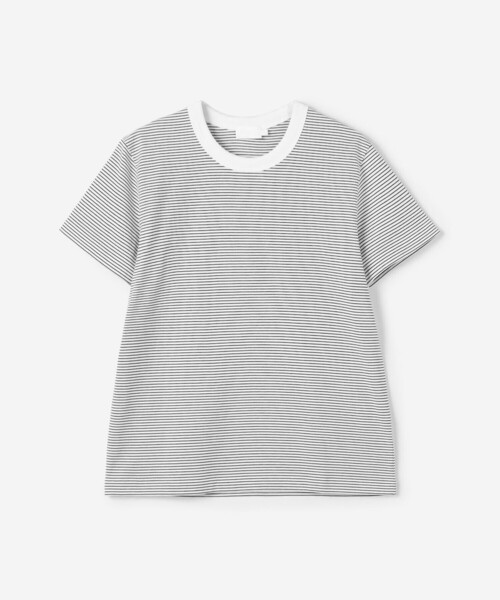 tシャツ handvaerk | 60/2 マイクロTシャツ STRIPE WOMEN レディース handvaerk tシャツ | 60/2 マイクロTシャツ STRIPE WOMEN