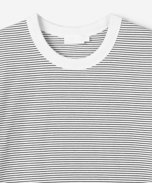 handvaerk tシャツ | 60/2 マイクロTシャツ STRIPE WOMEN
