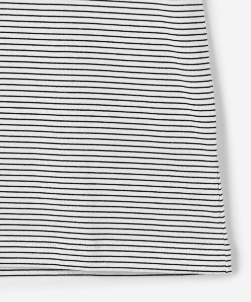 handvaerk tシャツ | 60/2 マイクロTシャツ STRIPE WOMEN