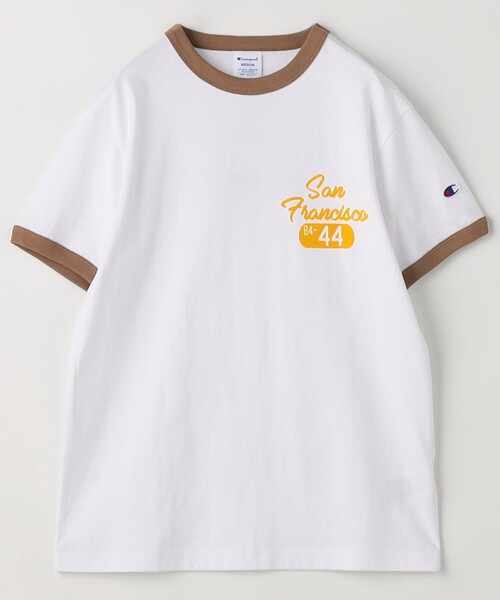 ★Champion★クラシック フープグラフィック T シャツ FREAK'S STORE tシャツ 限定展開 Champion/チャンピオン RINGER