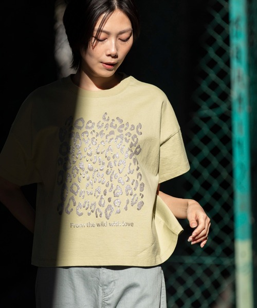 tシャツ レオパードプリントTシャツ レディース Munich tシャツ レオパードプリントTシャツ レディース