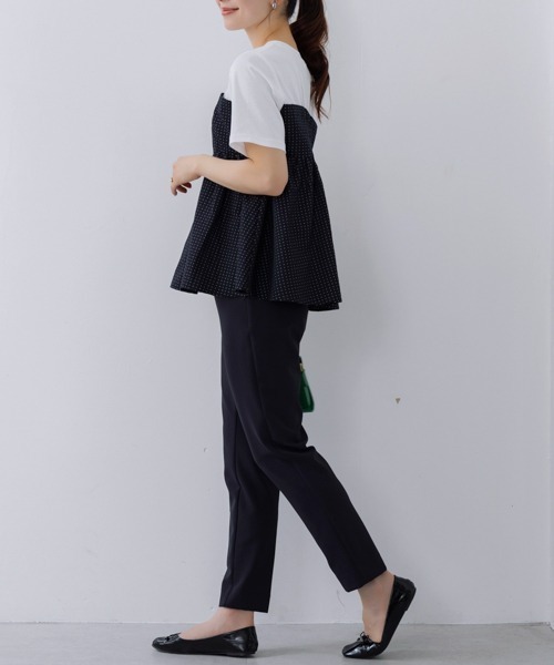 Sono（ソーノ） tシャツ 「SONO/ソーノ」ビスチェライクミニリボンジャ
