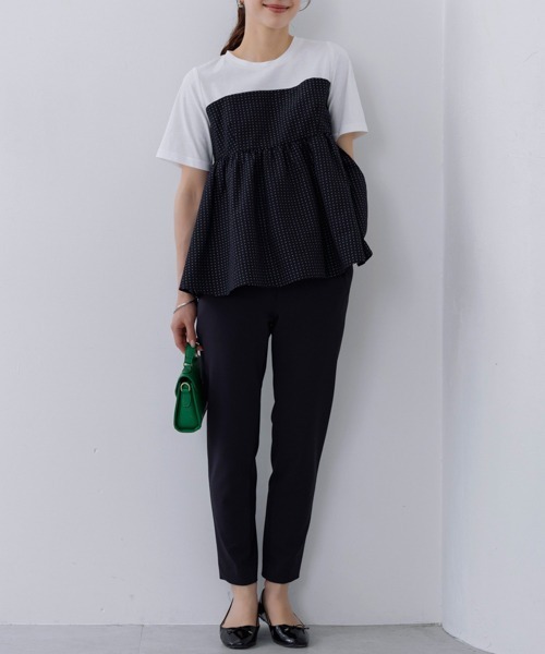 Sono（ソーノ） tシャツ 「SONO/ソーノ」ビスチェライクミニリボンジャ